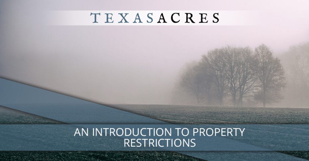 An Introduction to Property Restrictions